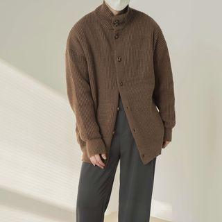Turtleneck Knit Jacket