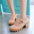Chunky Heel Brogue Shoes