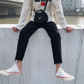 Faye-hem Straight-leg Pants