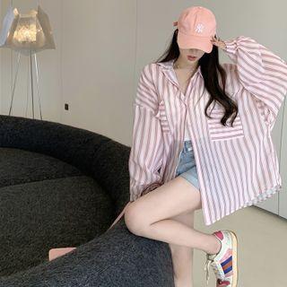 Striped Shirt Stripes - Pink & White - One Size