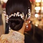 Set: Wedding Branches Hair Clip + Dangle Earring