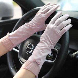 Mesh Ruffle Gloves