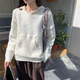 Fluffy Sweater White - One Size