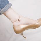 Rose Gold Plated Lock Anklet