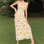 Avocado Print Top / Midi Skirt