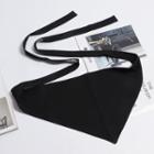 Tie-waist Sash Black - One Size