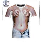 Body Print Short-sleeve T-shirt