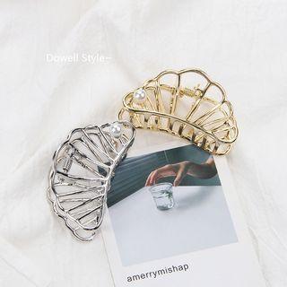 Scallop Metal Hair Clamp