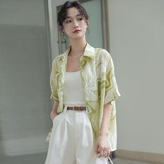 Tie-dye Oversize Shirt