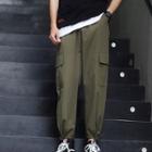 Lace-up Harem Cargo Pants