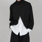 Irregular Turtleneck Sweatshirt