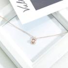 Fashion Elegant Plated Rose Gold 316l Stainless Steel Crown Necklace With Cubic Zircon Rose Gold - One Size
