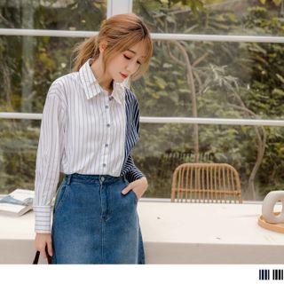 Two Tone Striped Shirt
