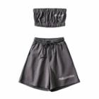 Set: Bandeau + Lettering Shorts