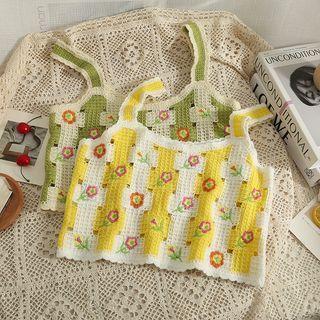 Printed Loose Crop Top