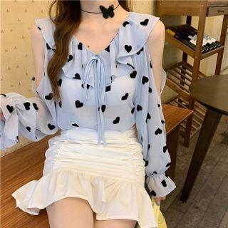 Cut Out Heart Blouse