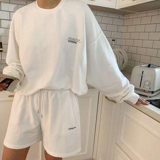 Oversized Sweatshirt / Sweatshorts (single)