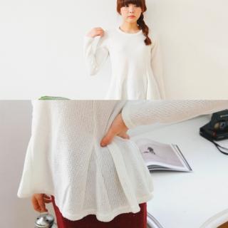 Round-neck A-line Top
