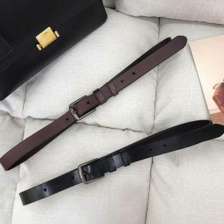 Genuine Leather Retro Slim Belt