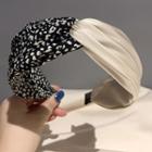 Leopard Print Panel Headband / Set