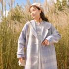 Plaid Long Duffle Coat