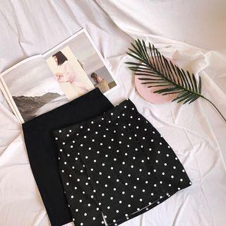 Side Slit A-line Skirt