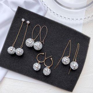 Glass Ball Dangle / Drop Earring (various Designs)