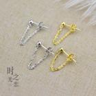 925 Sterling Silver Chain Drop Earring
