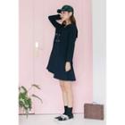 Sailor-collar A-line Coatdress