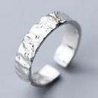 925 Sterling Silver Textured Open Ring Open Ring - S925 Sterling Silver - One Size