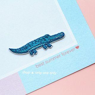 Crocodile Brooch / Applique Patch
