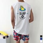 Surf Printed Sleeveless Top