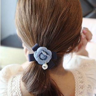 Rosette Bow Hair Tie