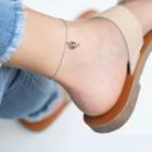 925 Sterling Silver Cat Anklet As Shown In Figure - One Size
