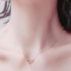 18k Gold Plated Bee & Beehive Pendant Necklace