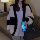 Striped Cardigan / Long-sleeve T-shirt / Sweatpants