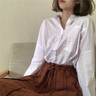 Dipped Back Blouse