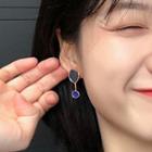 Asymmetry Enamel Earring