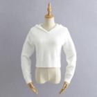 Hooded Fluffy Sweater