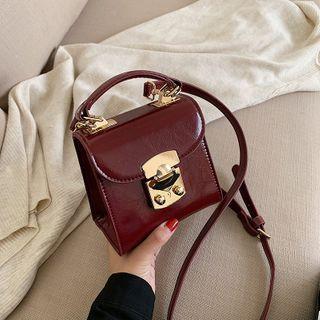 Mini Flap Lock Crossbody Bag