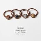 Floral Print Button Hair Tie