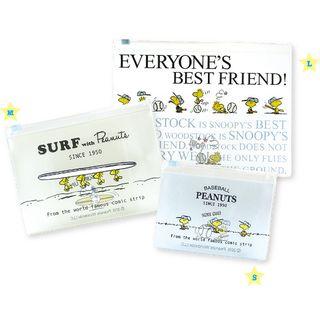Snoopy Clear Pocket Document Pouch Set (3p) (woodstock) One Size