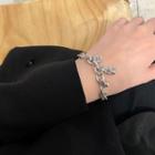 Bear Alloy Bracelet 1 Pc - Silver - One Size