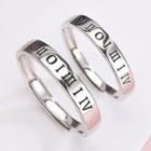 925 Sterling Silver Roman Numeral Ring