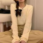 Plain Cropped Sweater / Joggers