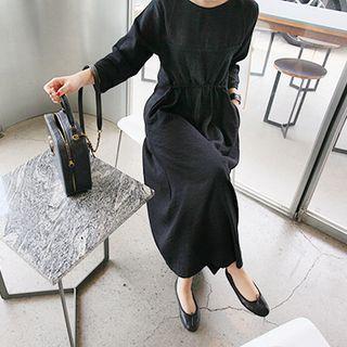 Key Hole-back Maxi Dress