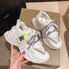 Platform Cut-out Athletic Sneakers