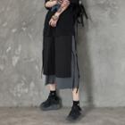 Mock Two Piece Two Tone Pants