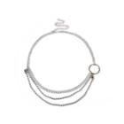 Hoop Waist Chain 0551 - Silver - One Size