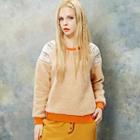 Patterned Fleece Pullover
